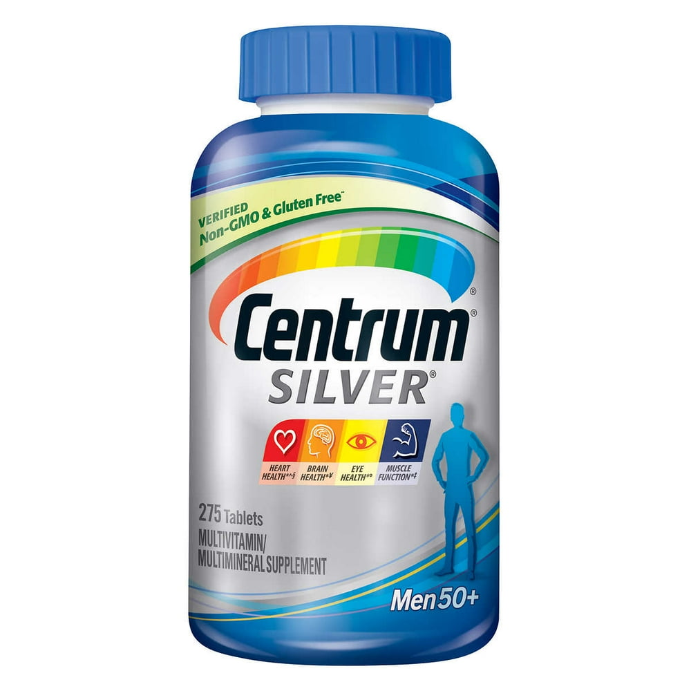 Centrum Silver Multivitamin for Men 50 Plus, Multivitamin/Multimineral