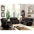 thumbnail image 2 of ACME Zuriel Contemporary PU Faux Leather Upholstered Motion Sofa in Brown, 2 of 5