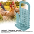 thumbnail image 4 of Cesta de Verduras de Pollo, Alimentador de Pollo para Alimentador Colgante, Comedero de Cesta de Vegetales para Buscar Pollas de Juguete para Gallinas para Gallinas, 4 of 7