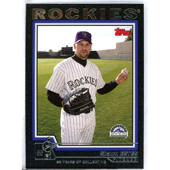 Shawn Estes Card 2004 Topps Black #481