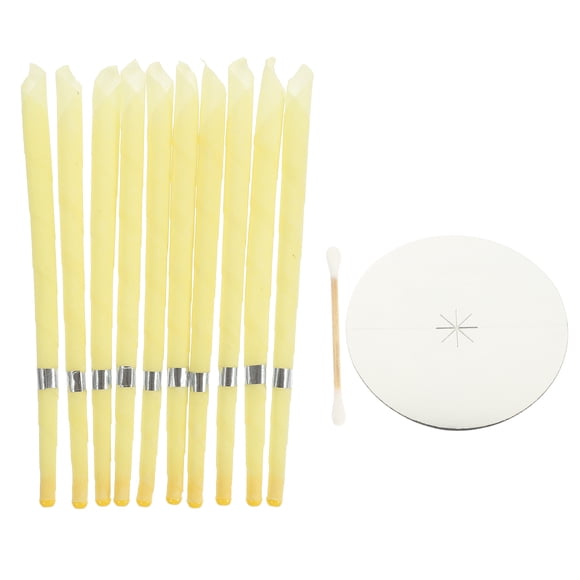 1 Establecer la herramienta de extracción de cera para la oreja Velas de cera para la oreja Protectores de goteo de vela de cera de abejas