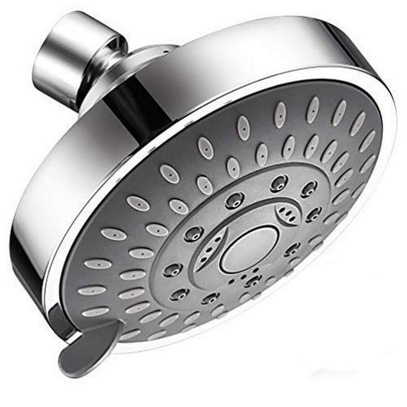Shower Head High High Flow Pressure Rain Fixed Showerhead with Bathroom Showerhead with Adjustable Brass Ball Joint - for Luxury Shower Experience Even at Low Water Pressure
