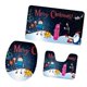 thumbnail image 5 of de 3 unidades de alfombrillas para , alfombrilla de Pedestal, tapa de inodoro, herramienta de decoración hogar #7 7 Gloria Juego de alfombras de baño Nopslip, 5 of 6