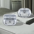thumbnail image 7 of Fintie Clear Case for New Beats Studio Buds + (2023) / Beats Studio Buds 2021, Anti-Lost Shockproof Earbuds Protective Cover with Keychain Carabiner Support Wireless Charging, Crystal Clear, 7 of 7
