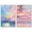 Silver Frame, variant on Celestial Reflections Canvas Print Sunset Pink Wall Decor Set by Art Remedy, Gallery Wrapped, 10 x 15
