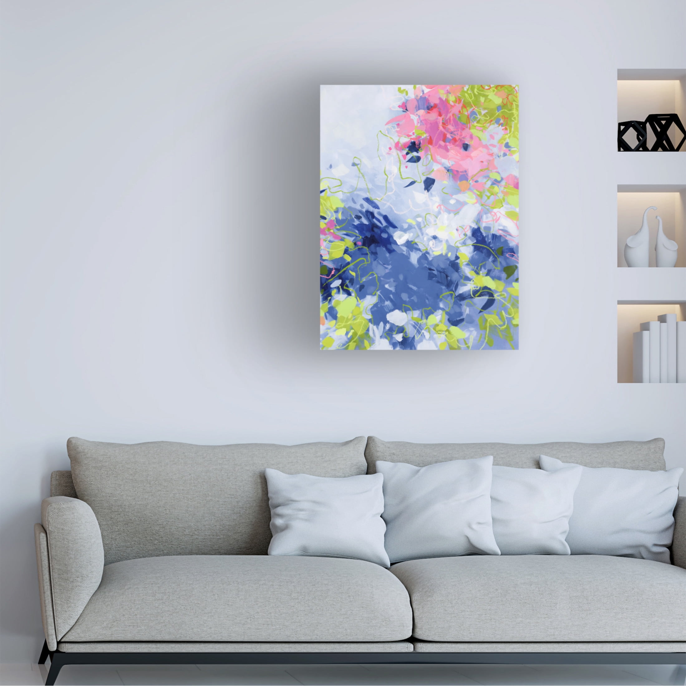 Canvas Wall Art - Cameron Schmitz 'Spring Ascent' Wall Art for Living Room, Bedroom, or Office Décor by Trademark Fine Art - 18 x 24 Inches