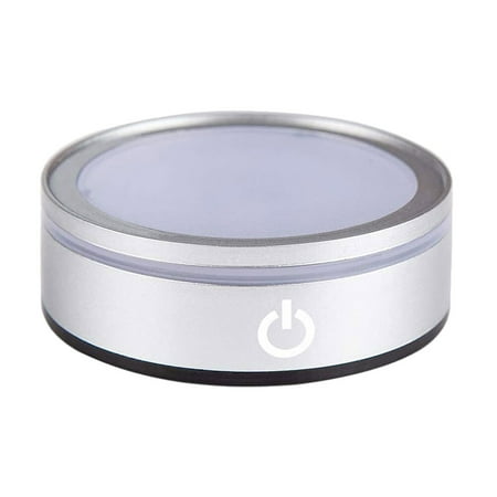 

Touch Sensitive Lamp Base Double Layer Round Lamp Holder for Home Bar Decor
