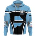 thumbnail image 3 of Sudadera con capucha de la región africana para hombre, sudadera con capucha con estampado 3D, bandera retro de Botsuana, sudadera con capucha informal con cremallera de gran tamaño, 2024 Street, 3 of 5