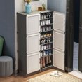 thumbnail image 2 of Zapatero multicapa para sala de estar, armarios de pasillo, almacenamiento, sandalias a prueba de polvo, muebles de armario, simplicidad moderna, 2 of 4