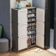 thumbnail image 2 of Zapatero multicapa para sala de estar, armarios de pasillo, almacenamiento, sandalias a prueba de polvo, muebles de armario, simplicidad moderna, 2 of 4