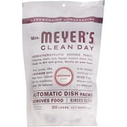 Mrs Meyers Clean Day Automatic Dish , 20 Count per Pack, 12.7 Oz