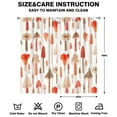 thumbnail image 2 of Mushroom Curtains-Blackout Curtains Bedroom Decor Living Room Darkening Grommet Window Drapes 2 Panels Set 42x84 inch, 2 of 2