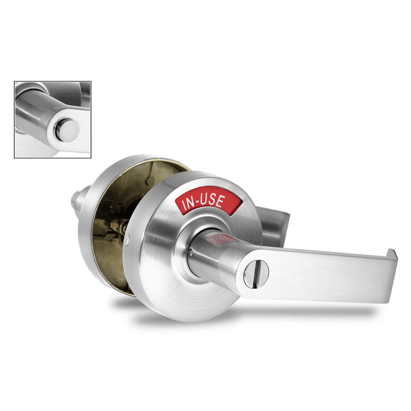 2.1 ADA Compliant. Commercial Grade Privacy Indicator Lock and Lever