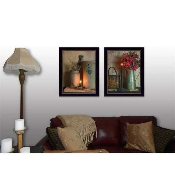 TrendyDecor4U Country Candlelight Collection By Susan Boyer Wall Art V388-712