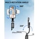 thumbnail image 5 of Trípode para palo selfie de 42 pulgadas con luz de relleno Soporte extensible para trípode para teléfono Trípode de viaje para palo selfie todo en 1 con control remoto desmontable y soporte para teléf, 5 of 5