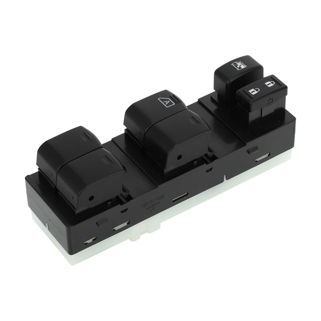 Interruptor de ventana eléctrica Unique Bargains No. 254013AA1B para el lado del conductor delantero izquierdo del Nissan Versa 2016 en negro