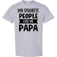 thumbnail image 3 of Inktastic Father's Day My Favorite People Call Me Papa T-Shirt, 3 of 5