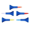 thumbnail image 4 of Dark Blue Reusable Plastic Golf Tee Accessories 5pcs for Indoor Outdoor Practice 4 2cm, 4 of 5