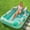 Aqua BlueLarge-Large, variant on Inflatable Tanning Pool Lounger Float, 85" x 57" Pool Floats Adult with Pillow, 4 in 1 Suntan Tub Raft Floatie,Sunbathing Bed Lounge for Water Blow Up Ball Pit Party Gifts, L-Purple