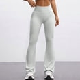 thumbnail image 6 of Tanming Barrel Sweatpants Wide Leg Cargo Pants for Women Wide Leg Pants Woman Cargo Pants Women Plus Size Stretchy Work Pants Cargo Scrub Pants for Women Light Gray M, 6 of 6