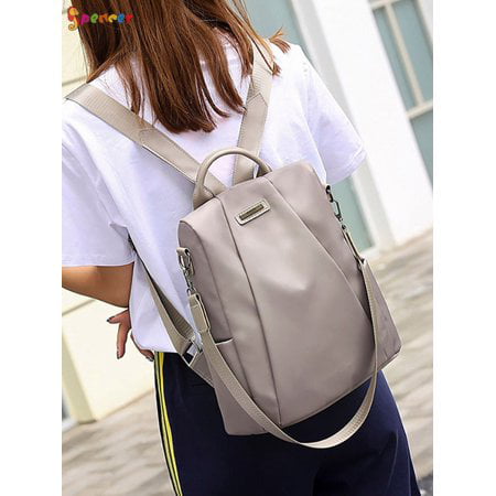 2022 Soft Pu Leather Women Backpack Youth Lady School Bag Big Capacity  Travel Backpacks Women's Shoulder Bags Travel Backpack 50