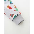 thumbnail image 4 of WIBACKER 2-7T Toddler Little Boy's Girl's Christmas French Terry Cotton Crewneck Long Sleeve Sweatshirt Kids Snowman Tops, 4 of 10
