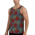 thumbnail image 2 of Xecao Ladybug Men's Tank Top Workout Quick Dry Sleeveless Gym Jogging Muscle Shirts Summer Swim Beach Tops, 2 of 9