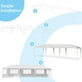 thumbnail image 6 of Topcobe 10 x 30 Feet Canopy Tent with 5 Removable Sidewalls for Party Wedding BBQ Events, 6 of 10