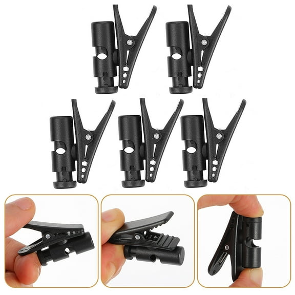 FELTECHELECTR 5 Pcs Headphone Cable Clip Holder Earphone Cord Organizer