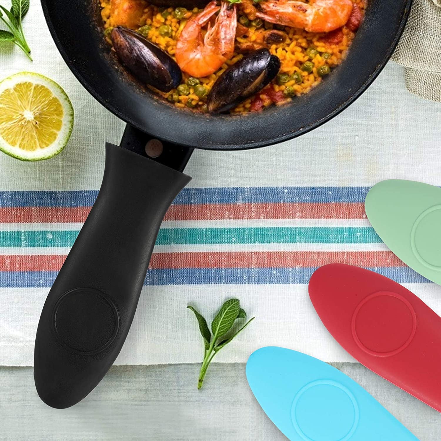 Silicone Hot Handle Holder, Heat Protecting Silicone Handle For Lodge Cast  Iron Skillets With Keyhole Handle, Assist Pan Handle Sleeve Pot Holders,  Kitchen Accessaries - Temu United Arab Emirates
