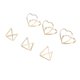 thumbnail image 4 of Clips de papel triangulares, 30 piezas, clips de papel lindos, clips de papel geniales, clips de papel lindos, los mejores en su clase, 4 of 14