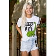 thumbnail image 3 of Funny Whats Up Cool Dinosaur Pun Plus Size Crewneck Graphic Tee Shirt Brisco Brands 2X, 3 of 4