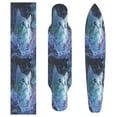 thumbnail image 4 of 33"x9" Skateboard Grip Tape Protector Sheets Nonslip Protection Griptape Sheet for Outdoor Sports Cute Blue and White Cat, 4 of 7