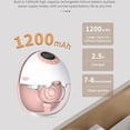 thumbnail image 6 of Wearable Wireless Bra Breast Pump with Cordless Bottle Design Wearable Silicone Flange Milk Manual Breast Pump, 6 of 8