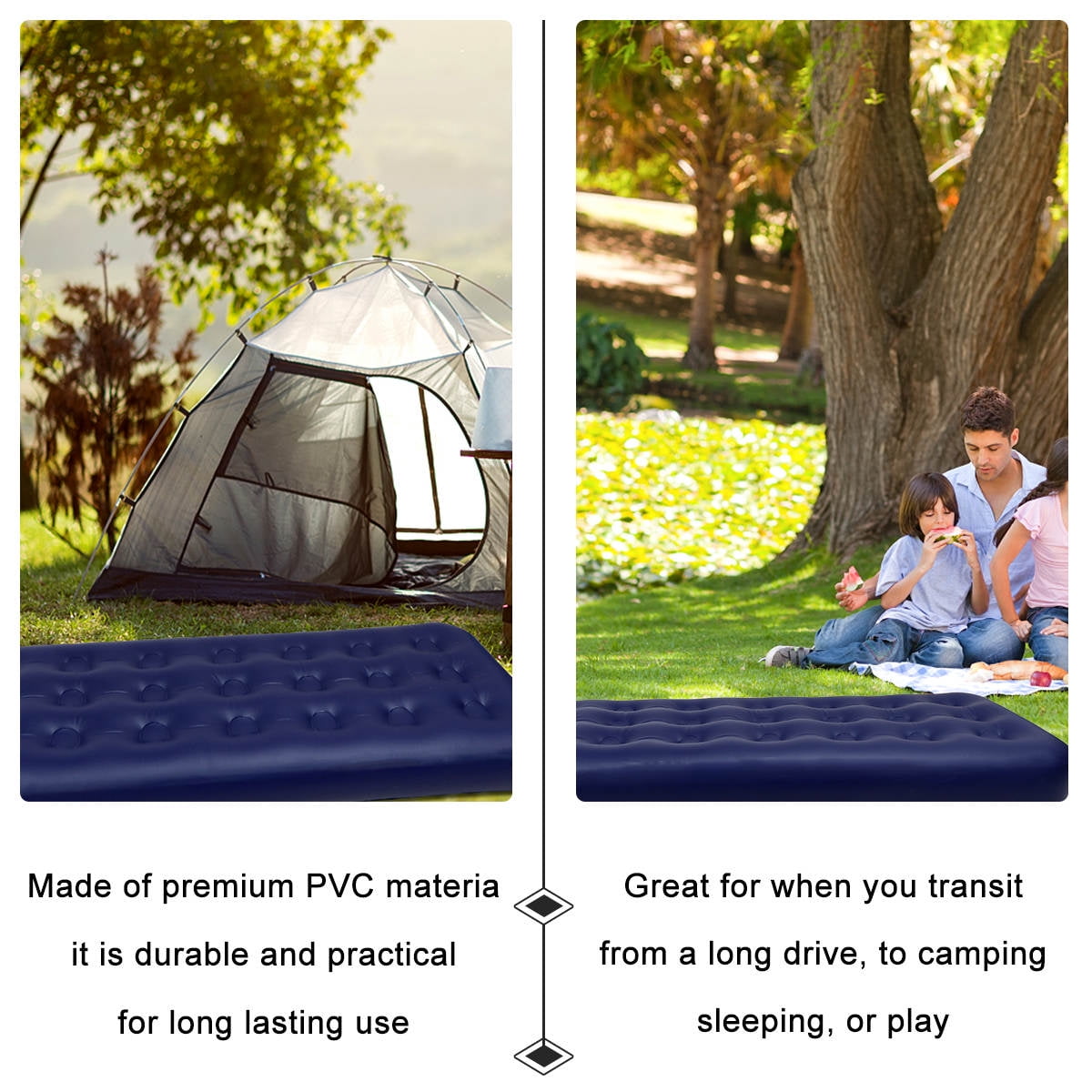 MLINS Camping Sleeping Pad Inflatable Adults Mattress