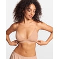 thumbnail image 2 of Women's Natrelax Triangle Bralette No Underwire Plunge Unlined Ribbed Soft Wireless Bra V Neck Sexy Everyday, 2 of 7