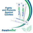 thumbnail image 3 of Pasta de dientes Freshmint anticaries con flúor, 17 ml, tamaño de viaje x144, 3 of 6