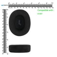 thumbnail image 6 of Geekria Comfort Extra Thick Velour Replacement Ear Pads for JBL E55BT Headphones Ear Cushions, Repair Parts (Black), 6 of 6