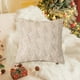 thumbnail image 1 of Fundas de cojín de Navidad con árbol de Santa Claus, 50*50cm Beige, Cubierta de cojín decorativo para sofá cama decoración del hogar funda de cojín familiar 19.68x19.68 pulgadas, 1 of 3
