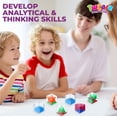 thumbnail image 6 of Brain Teaser Puzzle Cubes Party Favors for Kids Adults 24 Pack Toy Set Gifts Mini Games ADHD Autism Stress Relief Stocking Stuffers Bulk Goodie Bag Filler Treasure Box Classroom Prizes School, 6 of 7