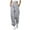 Grey, variant on Gibobby Pants for Women Y2K Casual Baggy Elastic Waist Wide Leg Pants with Pockets Women's Straight Leg Winter Pants with Pockets(Khaki,XXL)