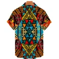 thumbnail image 1 of Trendy Hawaiian Shirt 3d Floral Designs Printed Shirts For Men Abstract Simple Short-sleeved Men's Shirts Loose Summer Tops, 1 of 5