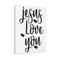 thumbnail image 2 of Scripture Walls 1 John 4:18 Jesus Loves You Bible Verse Canvas Christian Wall Art Ready to Hang Unframed, 2 of 18