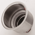 thumbnail image 3 of 3X LED Light Drink Holder LED Recessed Stainless Steel Cup Drink Holder Cup Shape for Car Marine Boat, 3 of 6