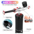 thumbnail image 3 of Nail Oxygen Injector Mini Air Compressor Kit Paint Sprayer for Art Tattoo Craft Cake Nano Fog Mist,Black, 3 of 7