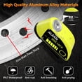 thumbnail image 3 of HLONK Disc Brake Lock Rechargeable Motorcycle Alarm with 120db Alarm Sound Anti-theft Wheel Disk Lock for 7mm Pin with 6ft Reminder Cable for Motorcycles Bicycles, 3 of 7