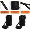 thumbnail image 3 of 2/4Packs Double Braided Nylon Dock Lines Rope Marine Mooring Rope 3/8 1/2 Boat Ties To Dock Line 12 Inch Eyelet Boat Anchor Rope ,Easy to use, 3 of 5