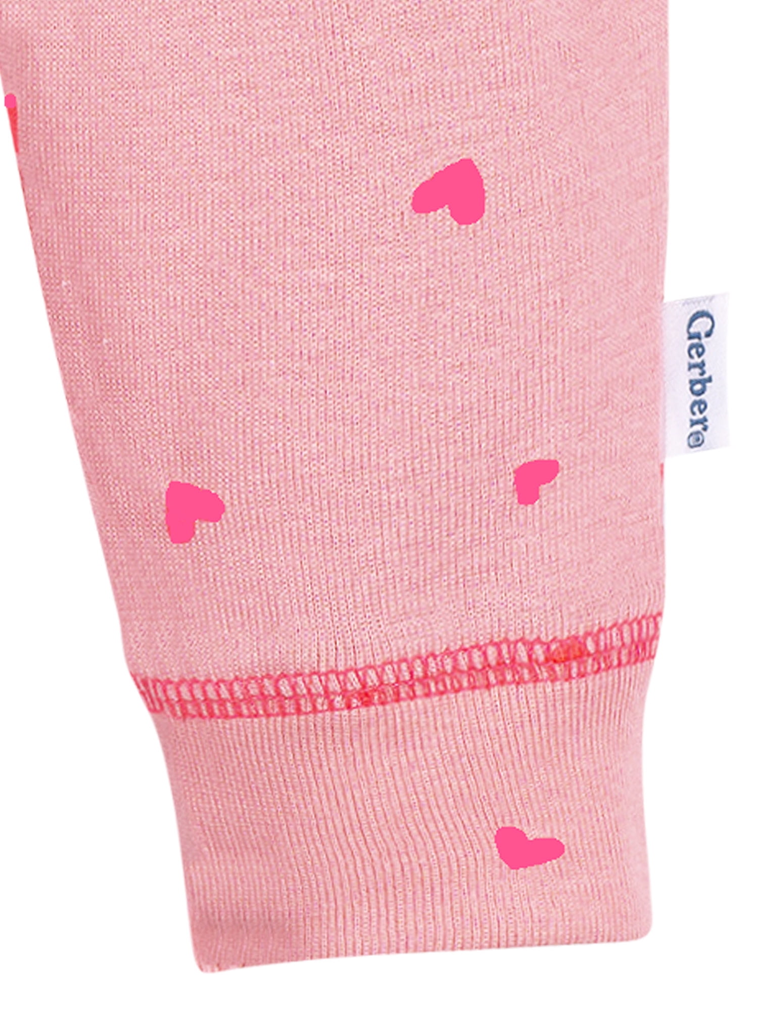 Gerber Baby Girl Cotton Pants, 2-Packs, Sizes Newborn - 12 Months