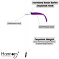 thumbnail image 5 of Harmony Fishing - Razor Series Dropshot Fishing Hooks Select Size & Quantity Size 4 10 Pack, 5 of 7