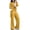 06# Yellow, variant on Ihhxva Women's Two Piece Set Cargo Wide Leg Pants with Multi-Pockets Relaxed Fit Outfit Casual Streetwear Cotton Jogger Tracksuit for Travel S-2XL